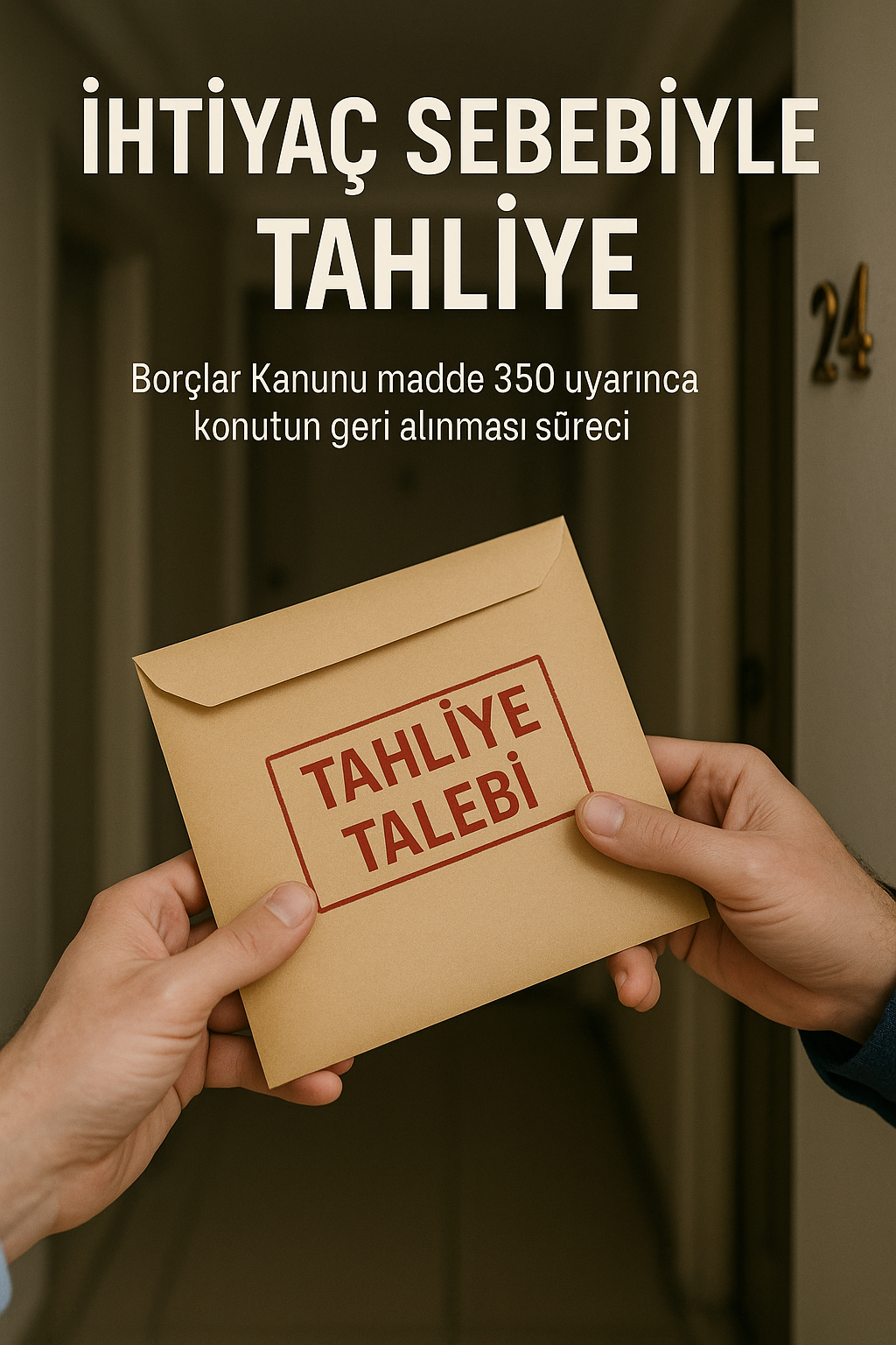 kiralanan taşınmazın ihtiyaç sebebiyle tahliyesini düzenleyen makale görseli