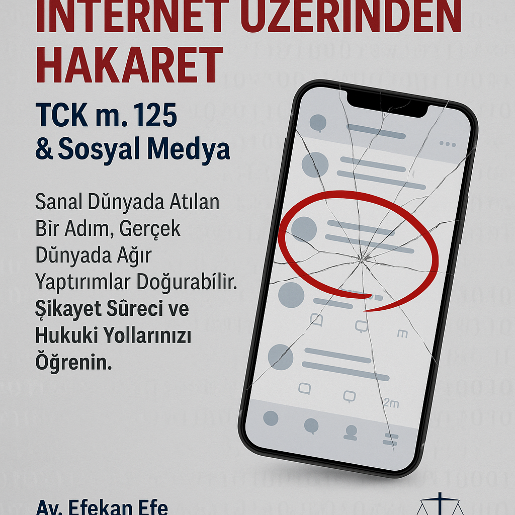 İnternet ve sosyal medya üzerinden hakaret suçu TCK 125 görseli