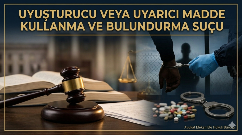 Bursa ceza avukatı tarafından hazırlanan uyuşturucu veya uyarıcı madde kullanma ve bulundurma suçu makalesi öne çıkarılmış görseli.